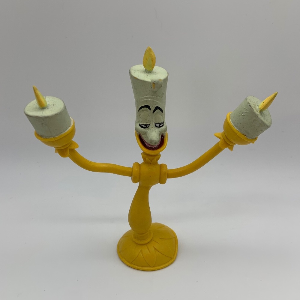 Disney JustToys Beauty and the Beast Lumiere Bend-Ems Figurine